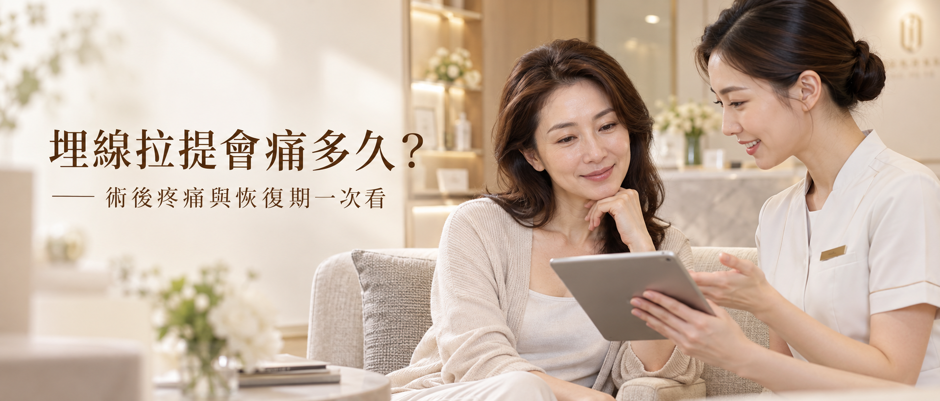 埋線拉提會痛多久？術後疼痛與恢復期一次看