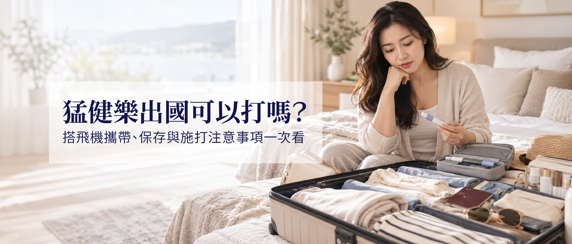 猛健樂出國可以打嗎？搭飛機攜帶、保存與施打注意事項一次看