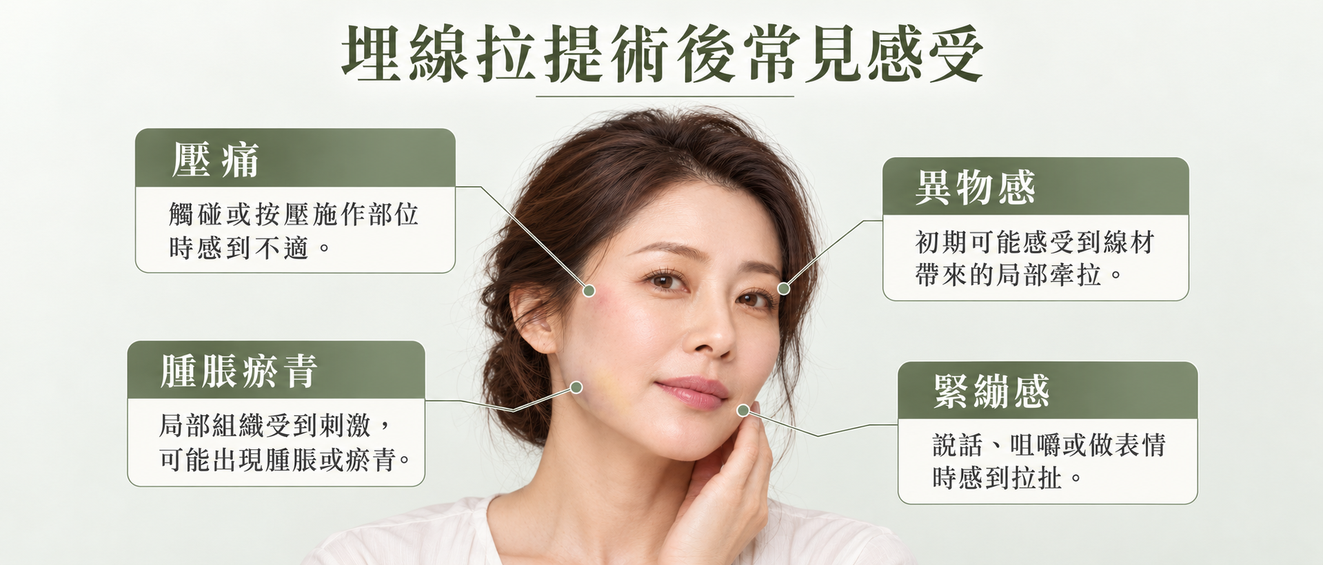 埋線拉提會痛多久？術後疼痛與恢復期一次看