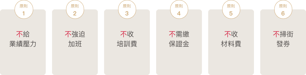 6 不 原 則