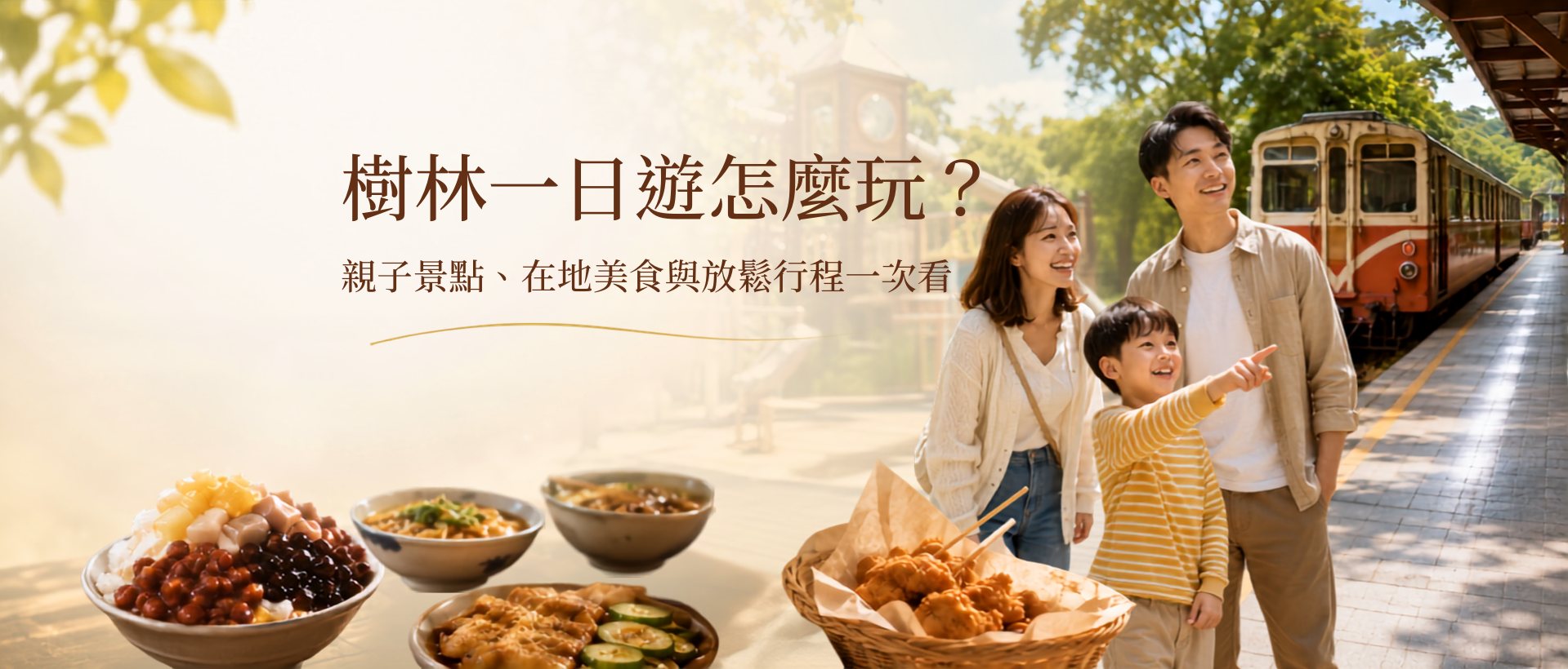 樹林一日遊怎麼玩?親子景點、在地美食與放鬆行程一次看